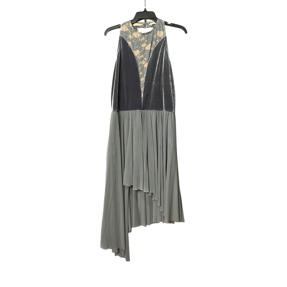 Weissman Velvet & Sheer Asymmetrical Dress‎ Size 2XL Ballet Dance Fairycore